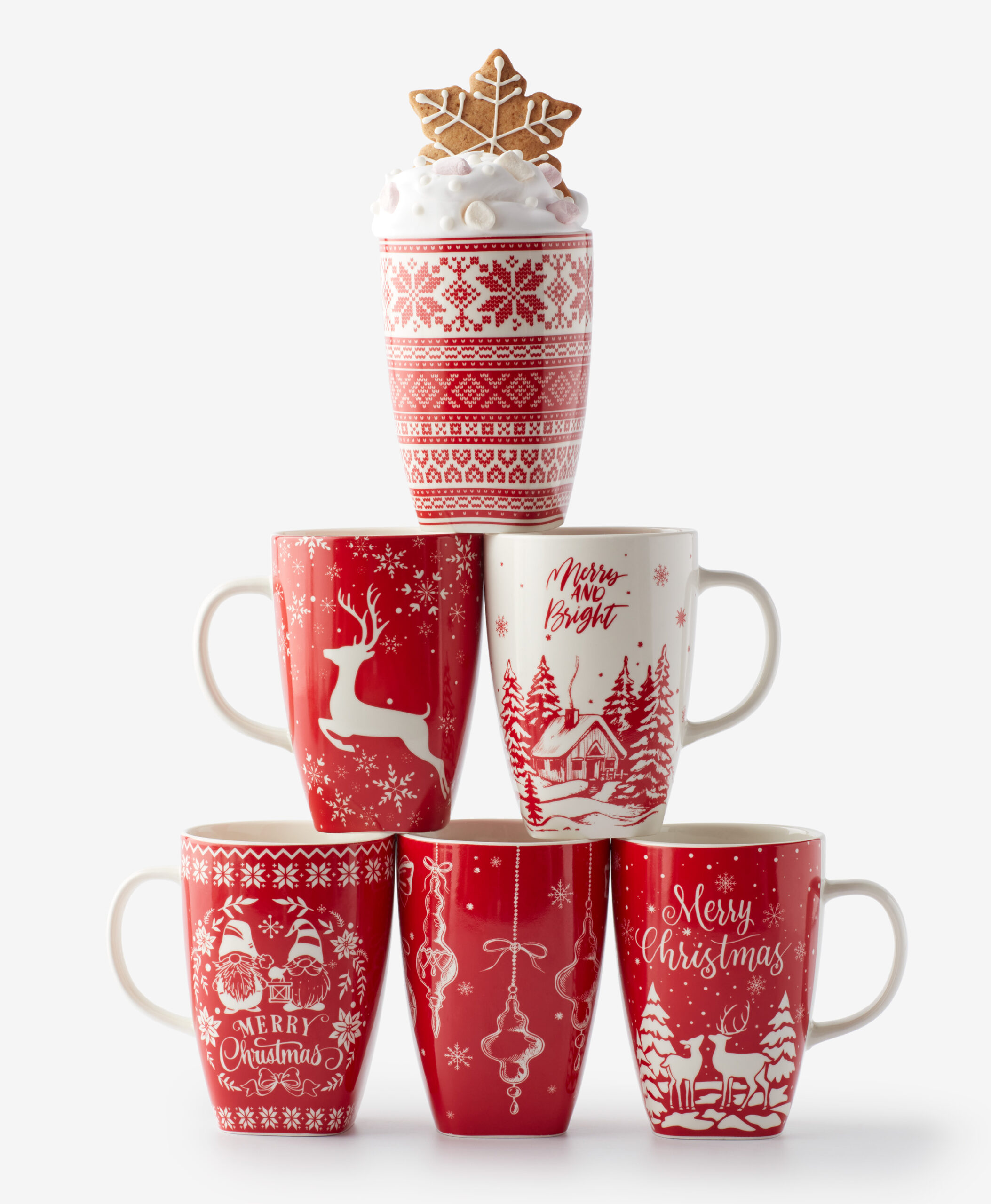 Pepco incluye en su catálogo HO HO HO estas tazas de Navidad a 5 € y se  venden como churros