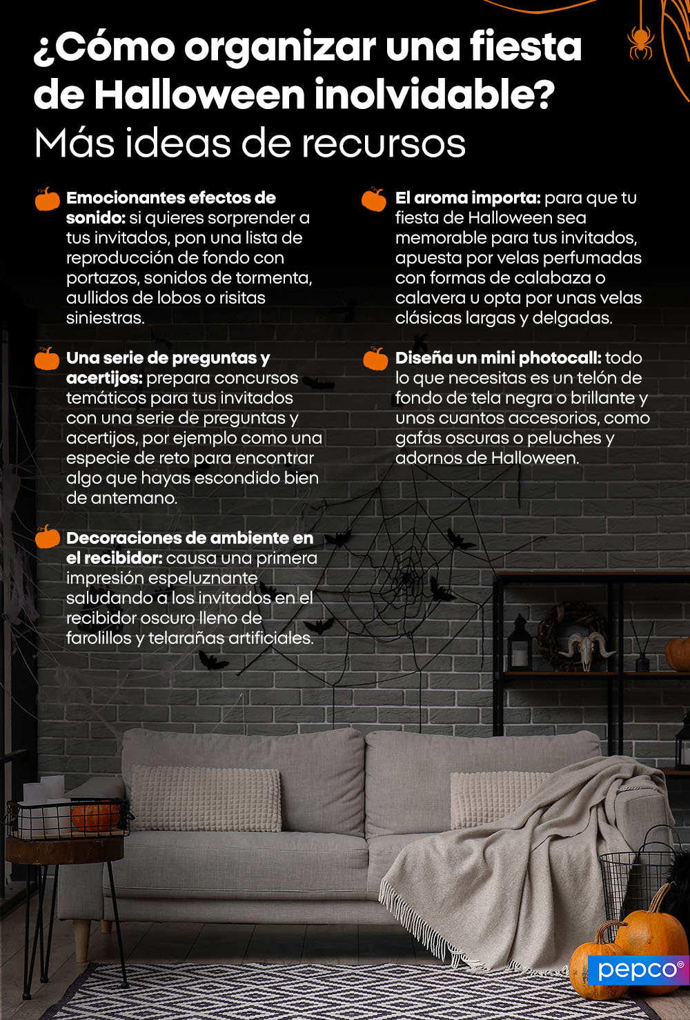 ¿Cómo organizar una fiesta de Halloween inolvidable? Más ideas de recursos 