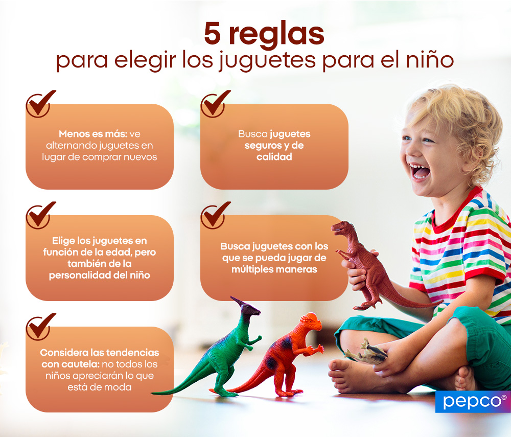 5 reglas para elegir los juguetes para el niño 