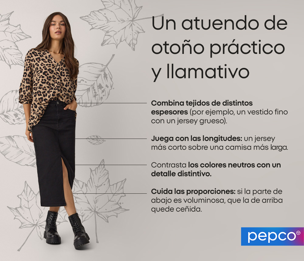 Un atuendo de otoño práctico y llamativo