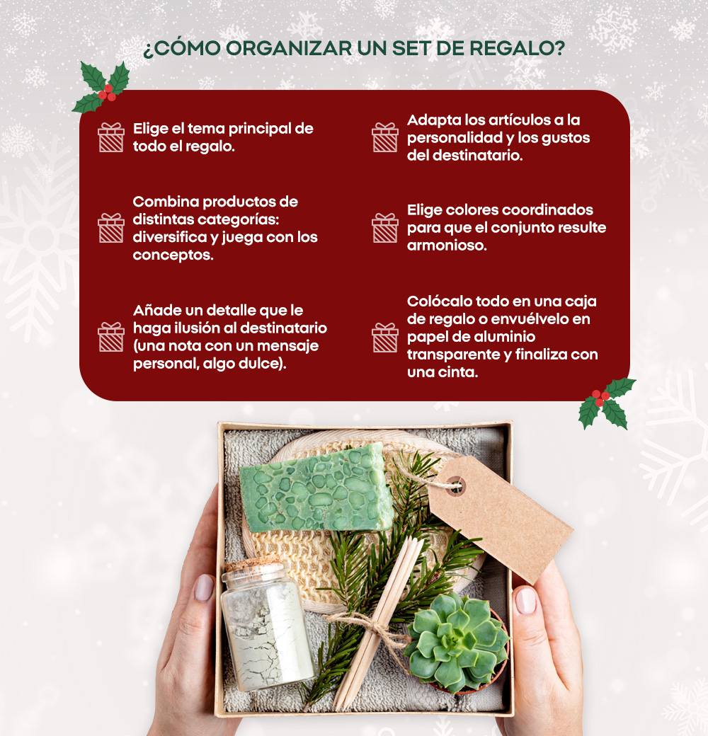 ¿Cómo organizar un set de regalo?