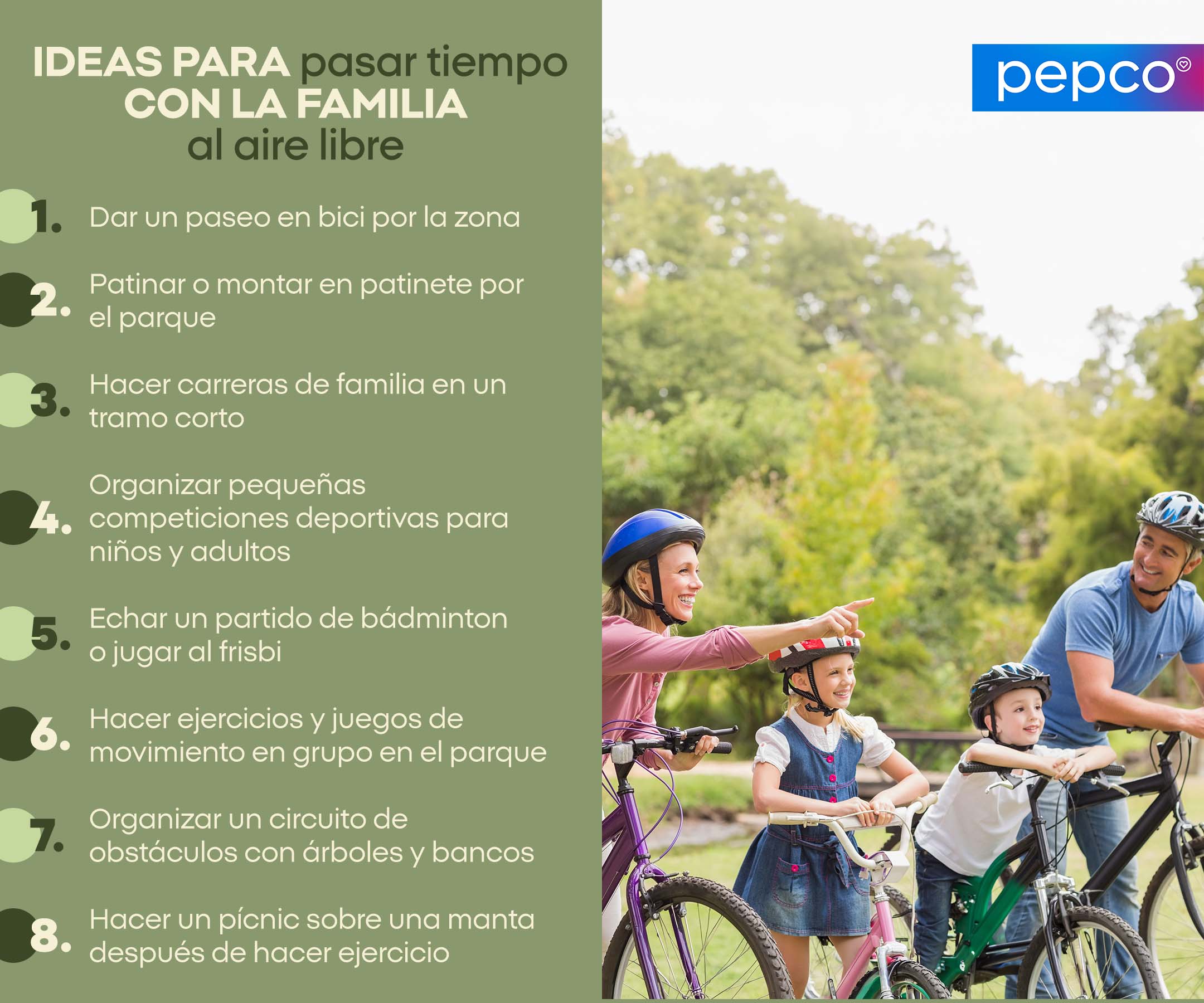 IDEAS PARA pasar tiempo CON LA FAMILIA al aire libre 